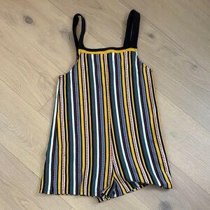 Striped Multicolor Romper